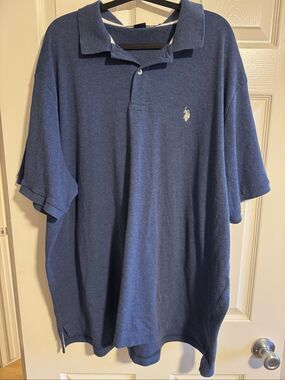 U.S. Polo Assn. Men's Blue Polo Shirt – Size 3XL